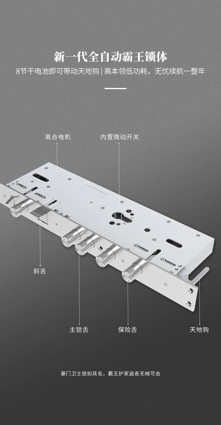 新一代全自動霸王鎖體